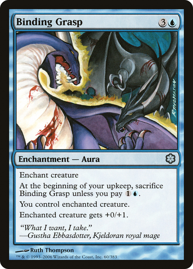 Image of Binding Grasp (CTD-060) - Coldsnap Theme Decks