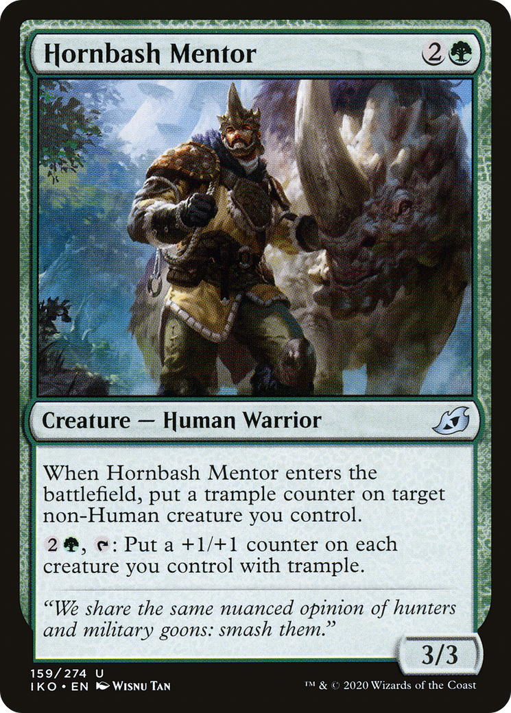 Image of Hornbash Mentor (IKO-159) - Ikoria: Lair of Behemoths