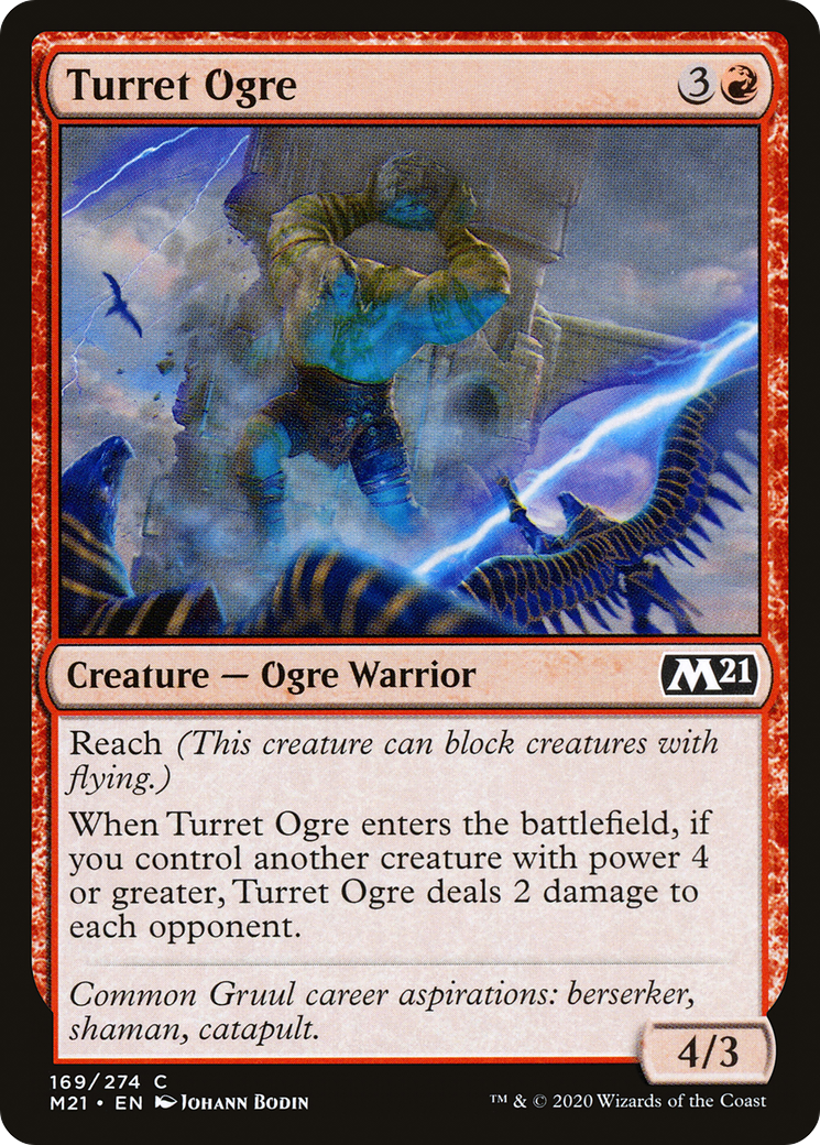Image of Turret Ogre (M21-169) - Core Set 2021 Foil