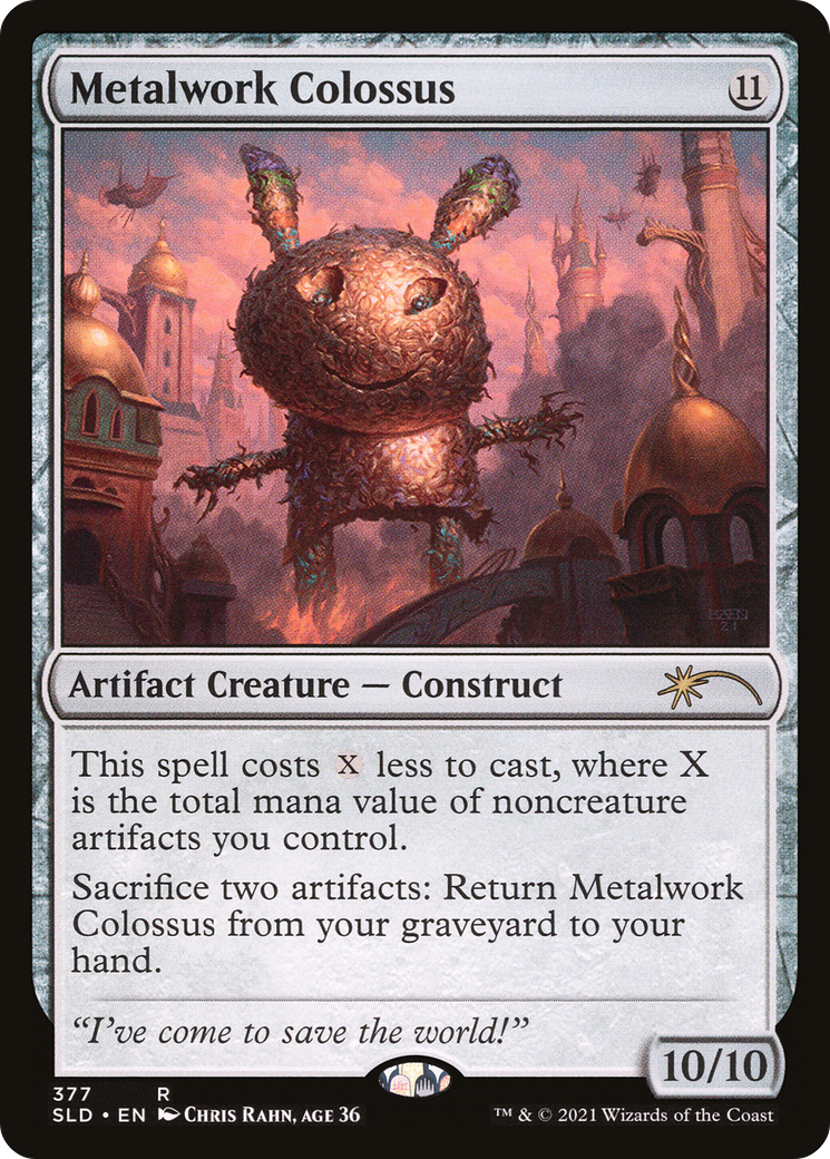 Image of Metalwork Colossus (377) (SLD-377) - Secret Lair Drop Foil