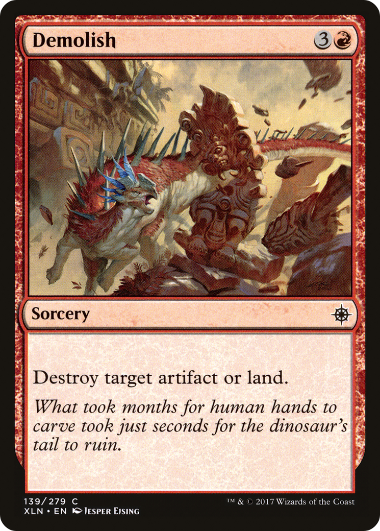 Image of Demolish (XLN-139) - Ixalan Foil
