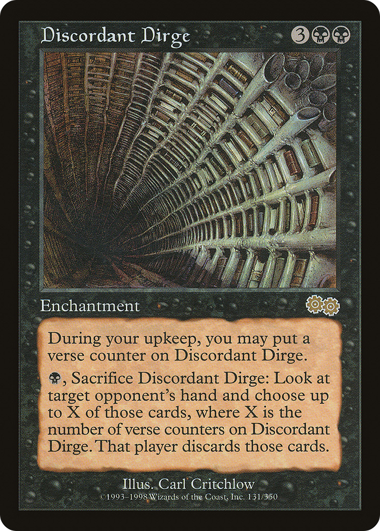 Image of Discordant Dirge (USG-131) - Urza's Saga