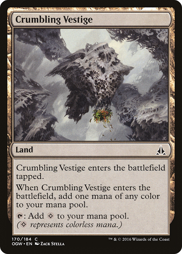 Image of Crumbling Vestige (OGW-170) - Oath of the Gatewatch Foil