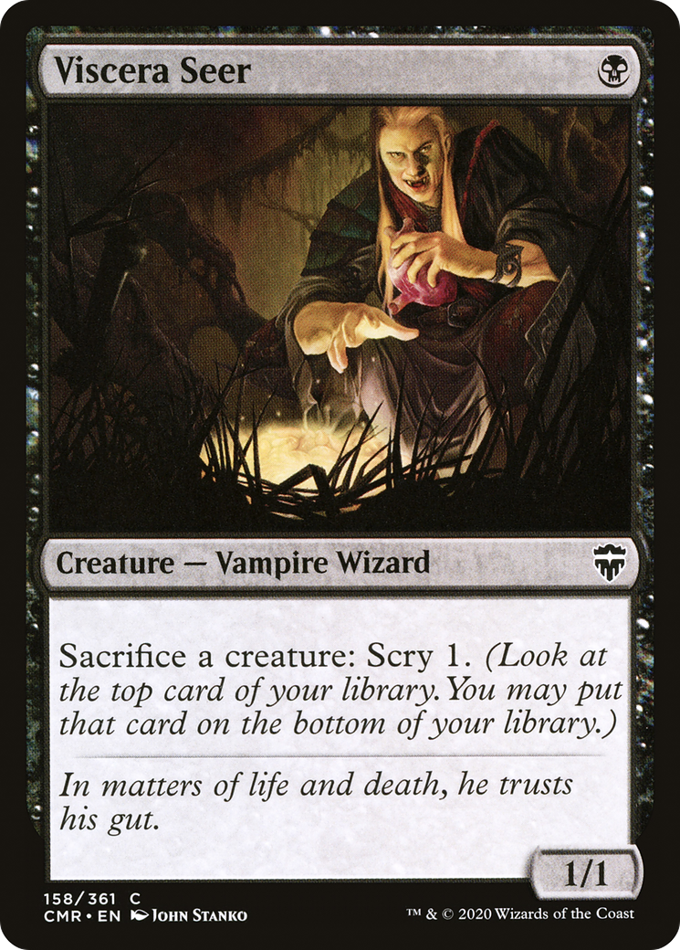 Image of Viscera Seer (CMR-158) - Commander Legends Foil