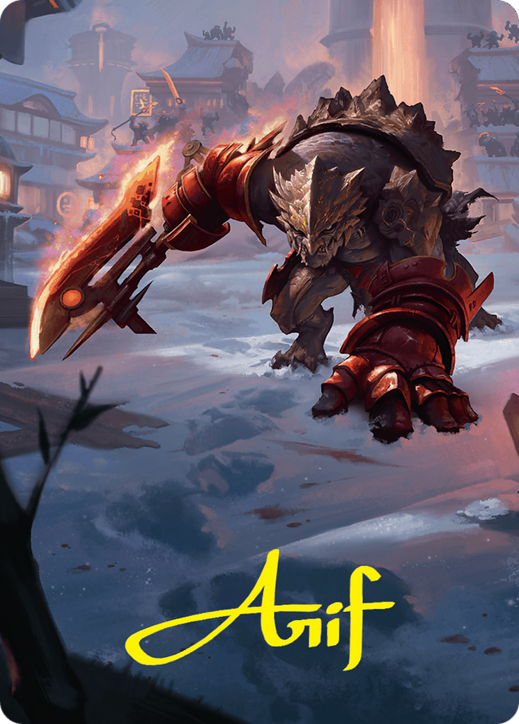Image of Searslicer Goblin // Searslicer Goblin (AFDN-039) - Foundations Art Series (Borderless) Foil