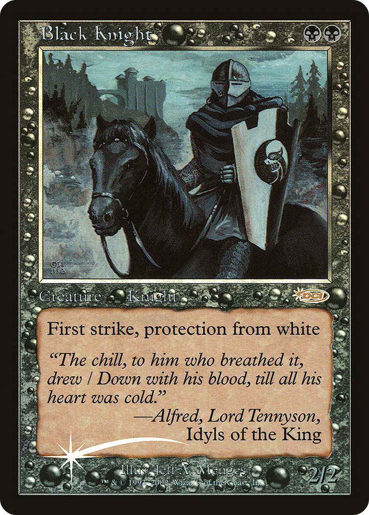 Image of Black Knight (FNM-004) - Friday Night Magic 2002 Foil