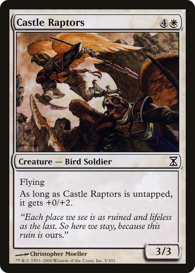 Image of Castle Raptors (TSP-005) - Time Spiral