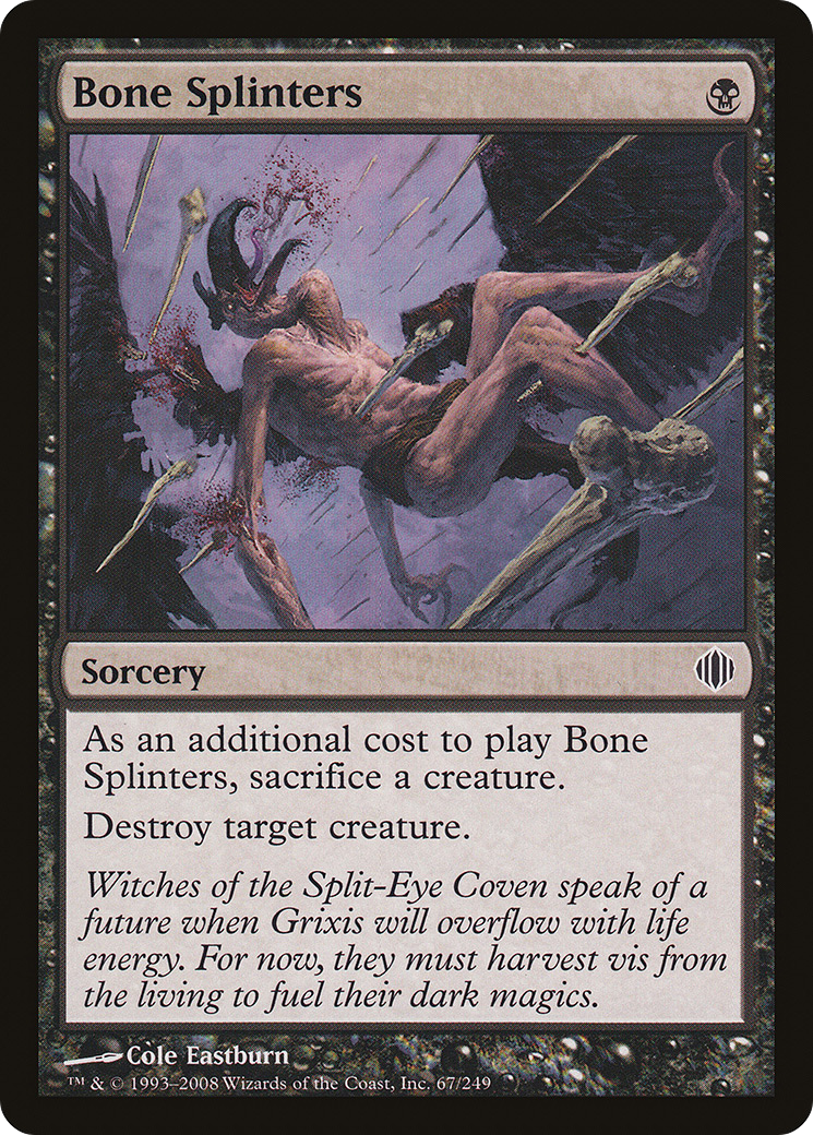 Image of Bone Splinters (ALA-067) - Shards of Alara