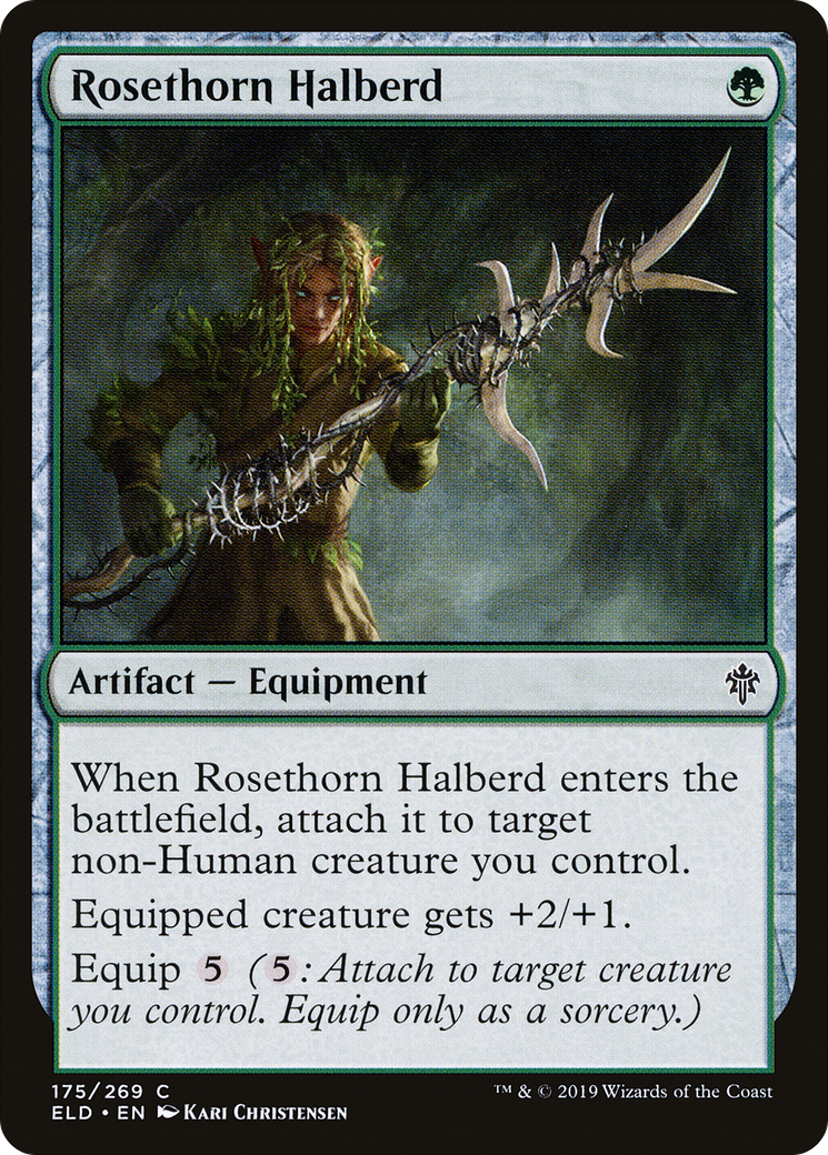 Image of Rosethorn Halberd (ELD-175) - Throne of Eldraine