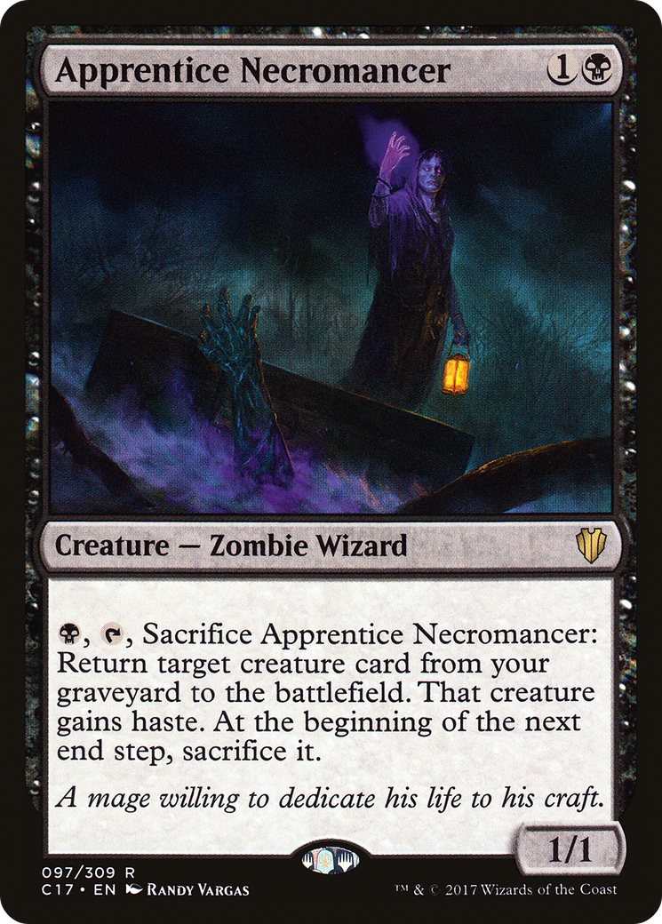Image of Apprentice Necromancer (C17-097) - Commander 2017