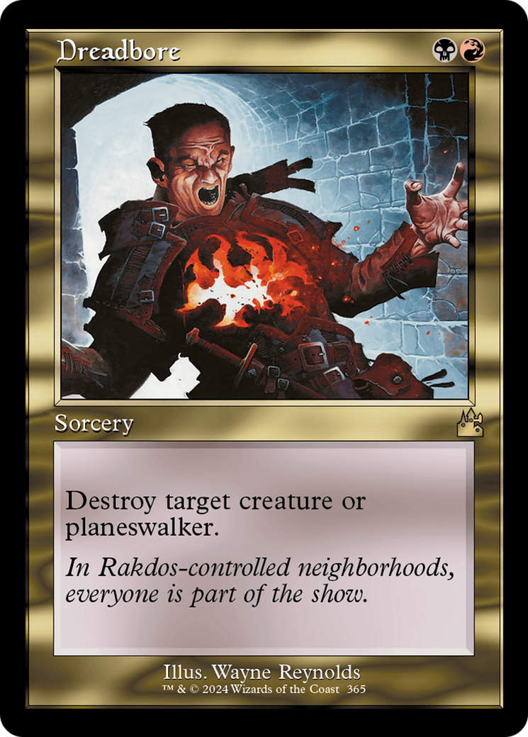 Image of Dreadbore (Retro Frame) (RVR-365) - Ravnica Remastered