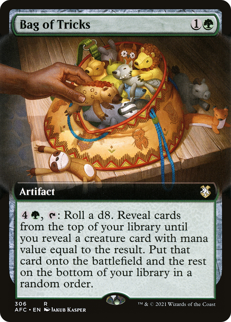Image of Bag of Tricks (Extended Art) (AFC-306) - Forgotten Realms Commander: (Extended Art)