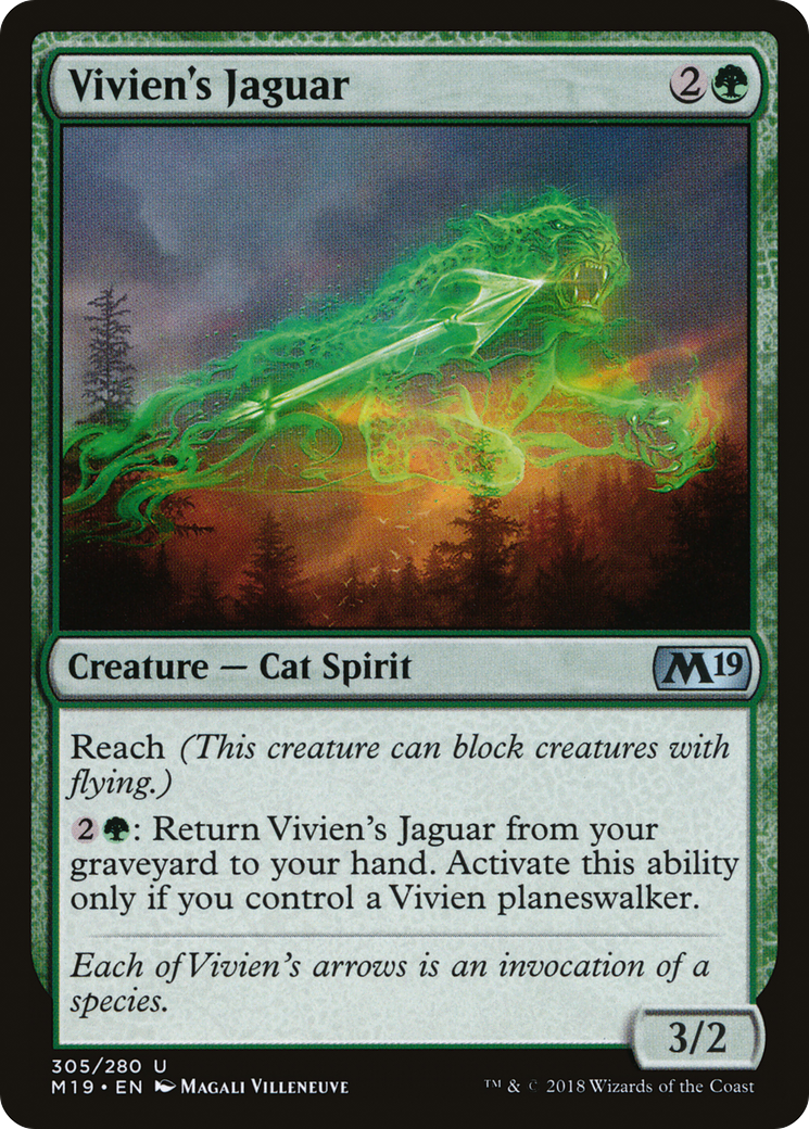 Image of Vivien's Jaguar (M19-305) - Core Set 2019