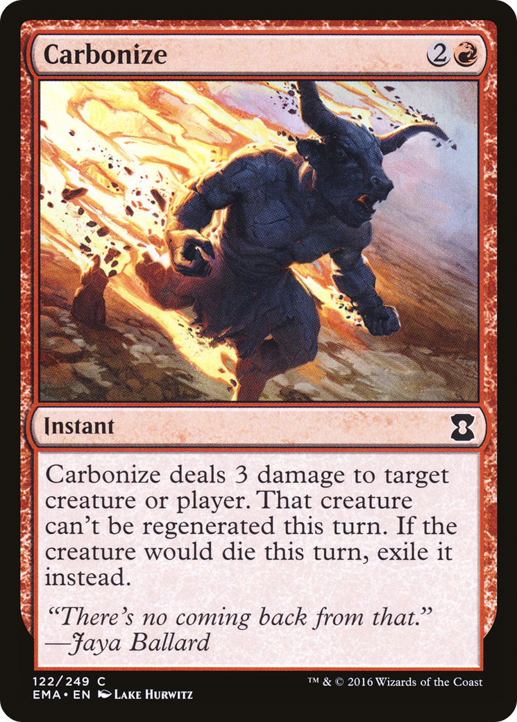 Image of Carbonize (EMA-122) - Eternal Masters Foil