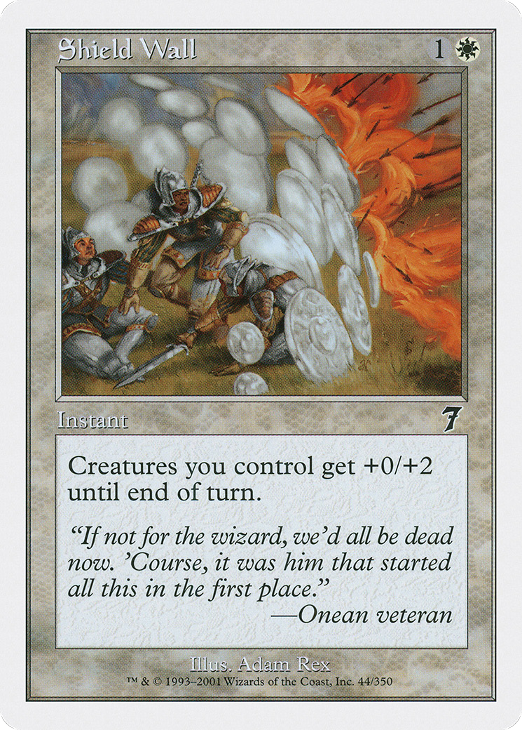 Image of Shield Wall (7ED-044) - 7th Edition