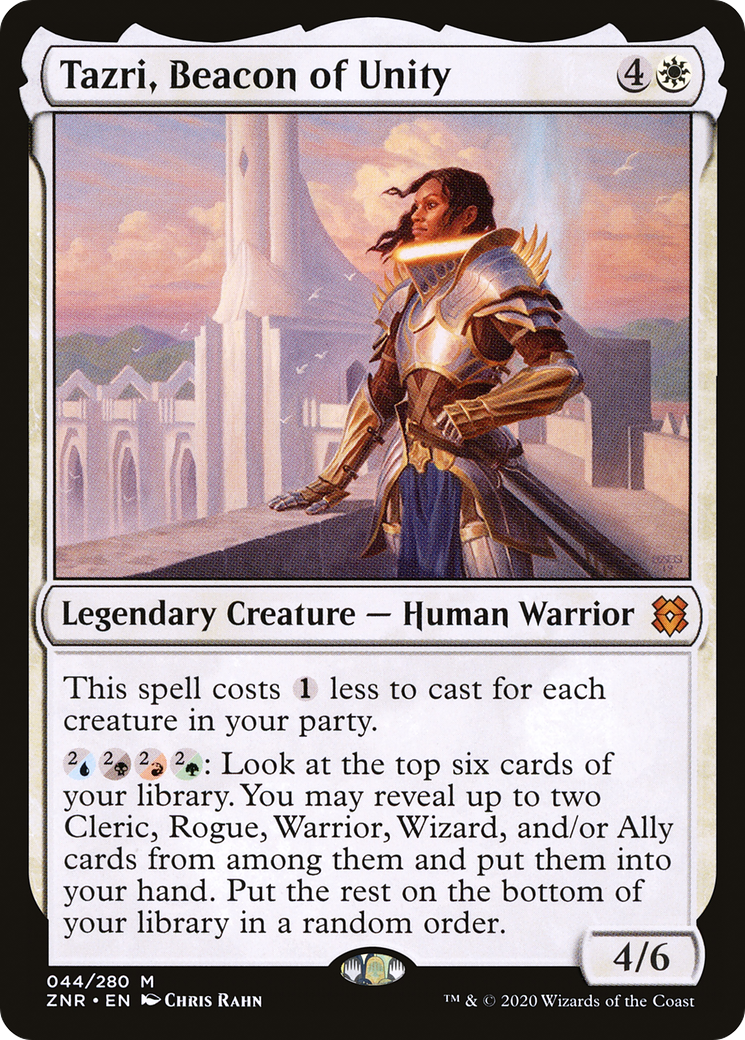 Image of Tazri, Beacon of Unity (ZNR-044) - Zendikar Rising Foil