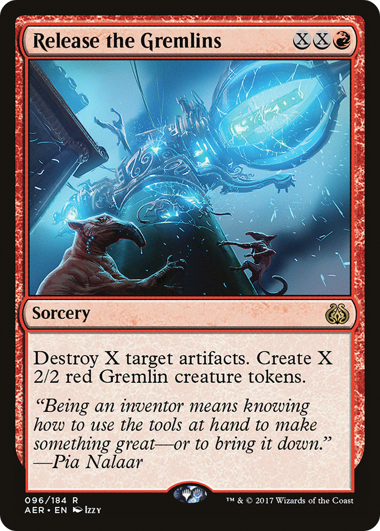 Image of Release the Gremlins (AER-096) - Aether Revolt Foil