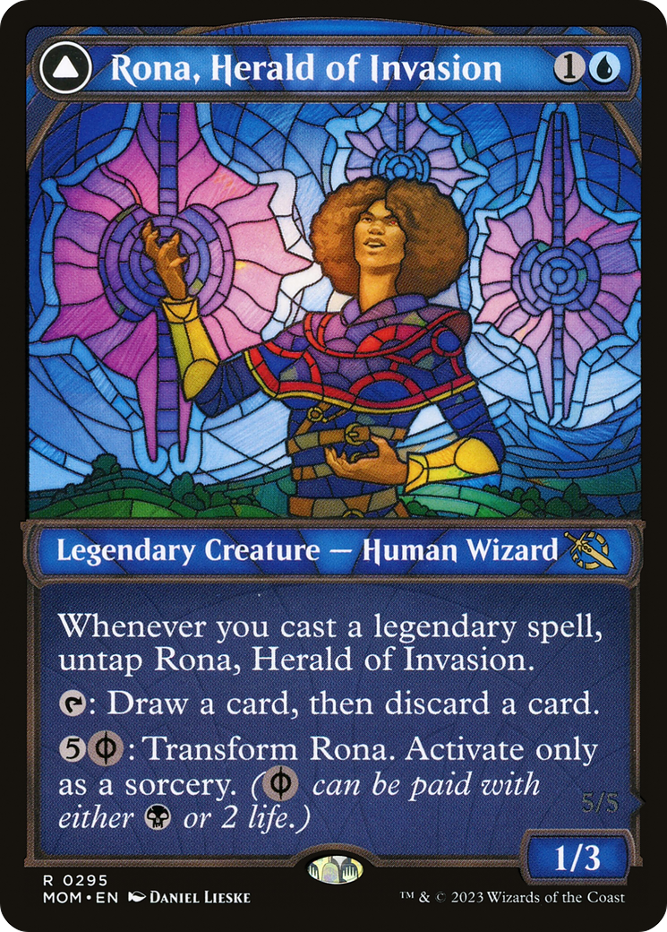 Image of Rona, Herald of Invasion (Showcase) (MOM-295) - March of the Machine: (Showcase)