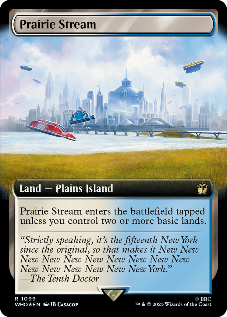 Image of Prairie Stream (Extended Art) (Surge Foil) (WHO-1099) - Doctor Who: (Extended Art) Foil
