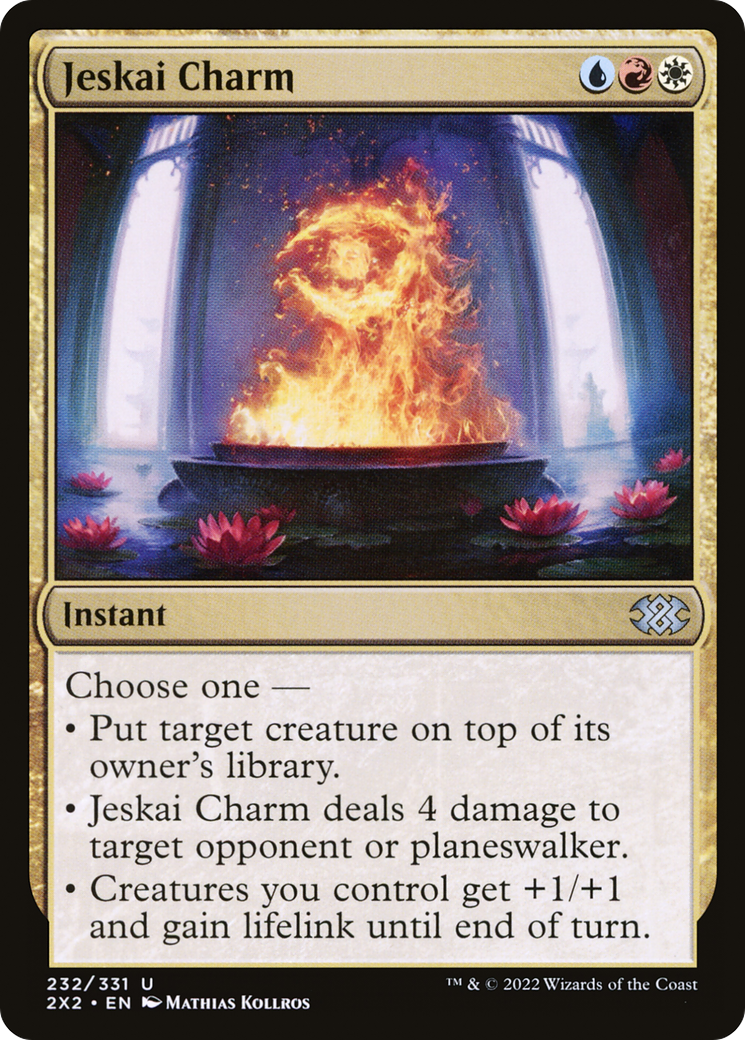 Image of Jeskai Charm (2X2-232) - Double Masters 2022 Foil