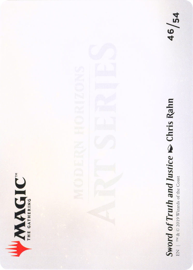 Image of Sword of Truth and Justice // Sword of Truth and Justice (AMH1-046) - Modern Horizons Art Series (Borderless)