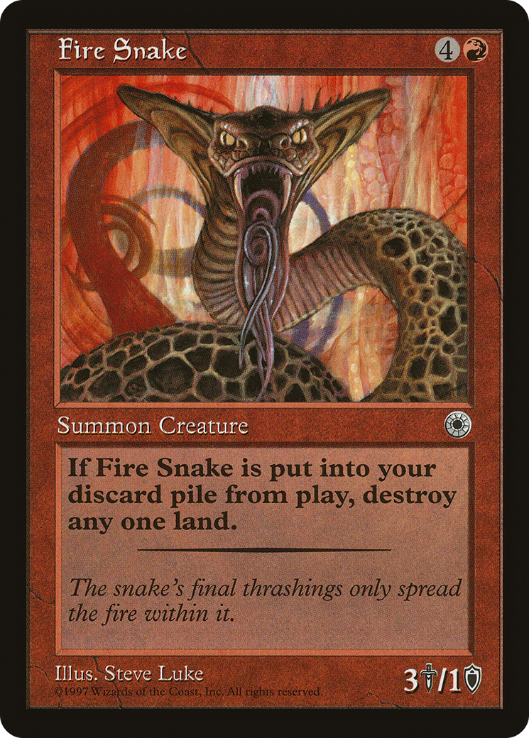 Image of Fire Snake (POR-) - Portal