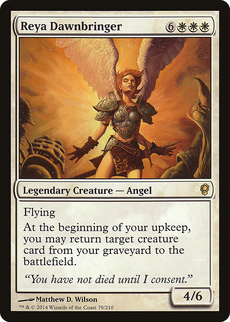 Image of Reya Dawnbringer (CNS-079) - Conspiracy Foil