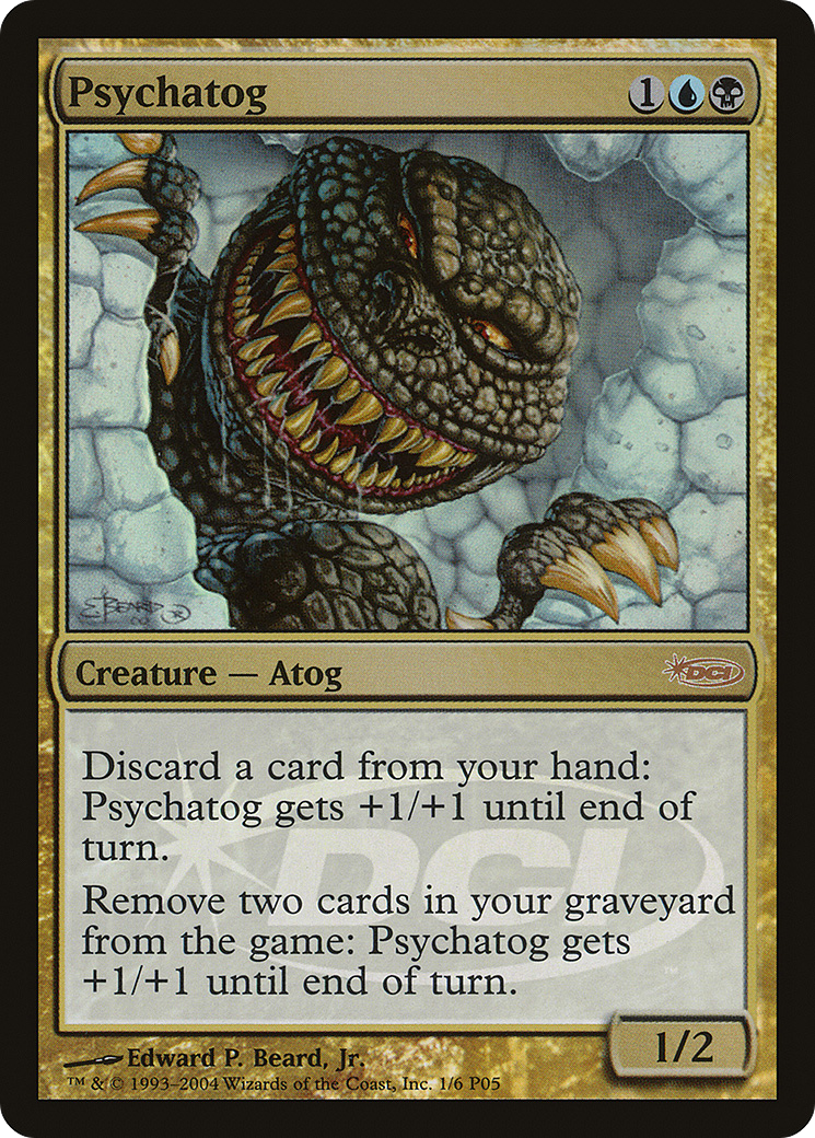 Image of Psychatog (MPRP-001) - Magic Player Rewards 2005 Foil