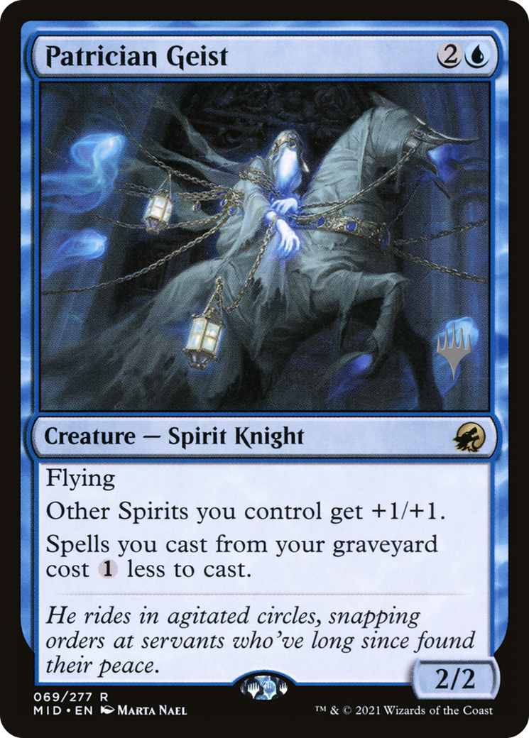 Image of Patrician Geist (PPMID-069) - Innistrad: Midnight Hunt Promos
