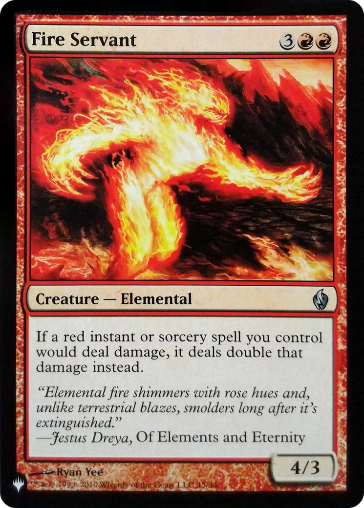 Image of Fire Servant (LIST-PD2-15) - The List