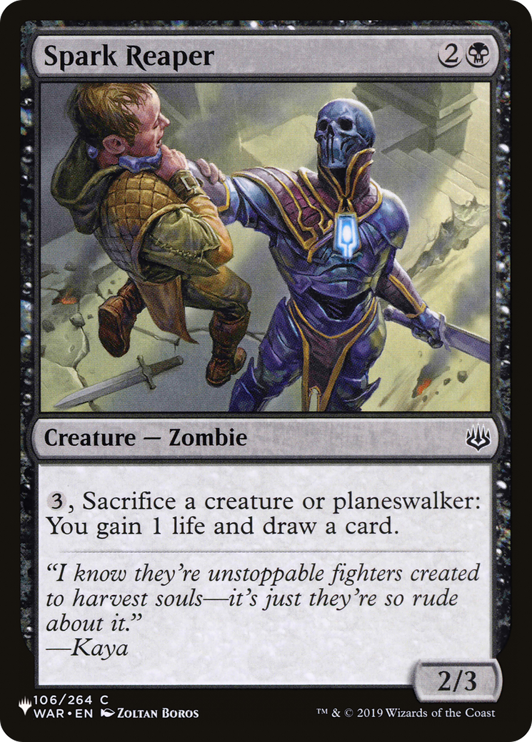 Image of Spark Reaper (LIST-WAR-106) - The List