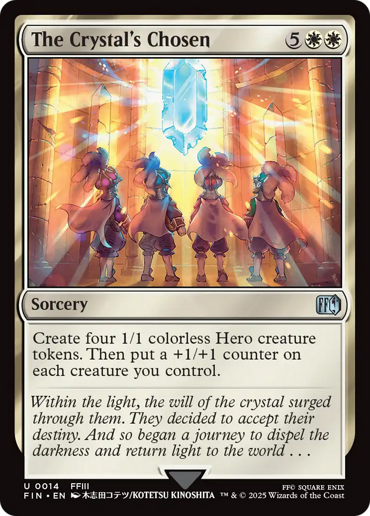 Image of The Crystal's Chosen (FIN-014) - FINAL FANTASY