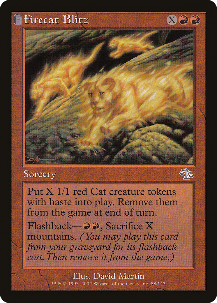 Image of Firecat Blitz (JUD-088) - Judgment: (tombstone)