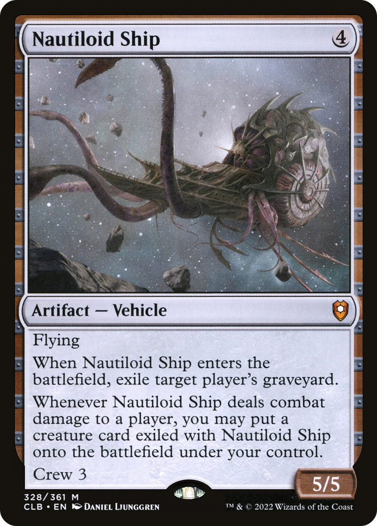 Image of Nautiloid Ship (CLB-328) - Commander Legends: Battle for Baldur's Gate Foil