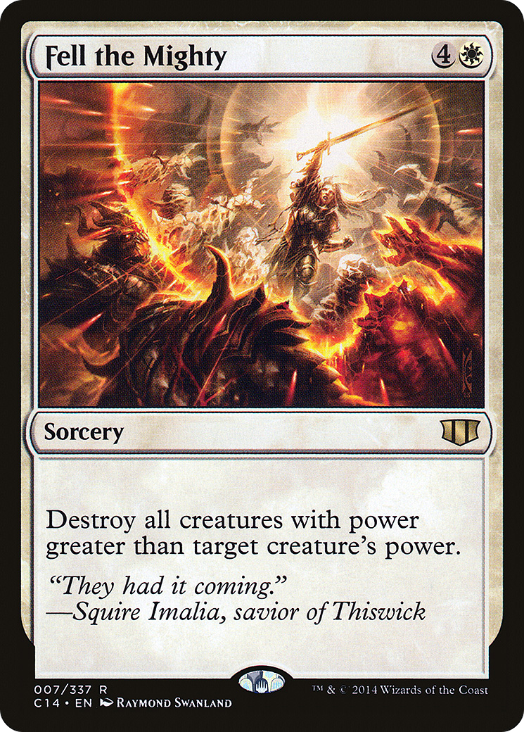 Image of Fell the Mighty (C14-007) - Commander 2014