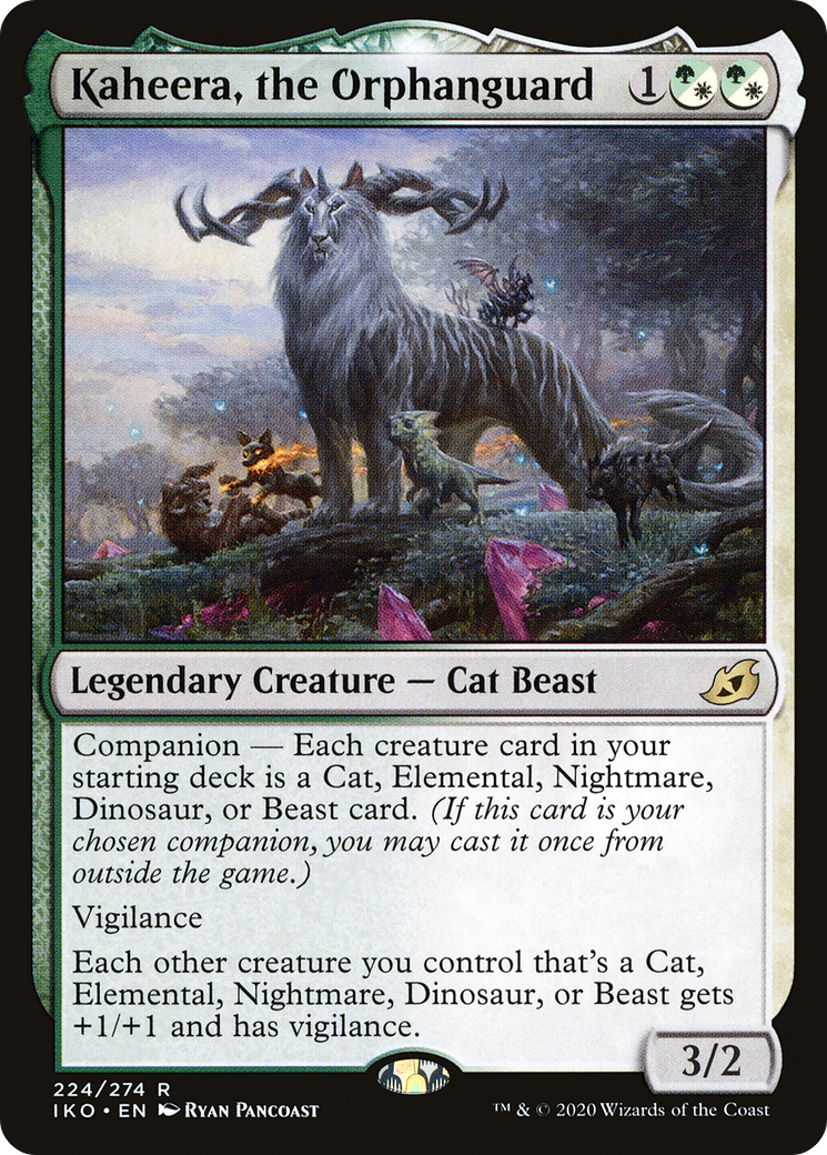 Image of Kaheera, the Orphanguard (IKO-224) - Ikoria: Lair of Behemoths: (companion) Foil