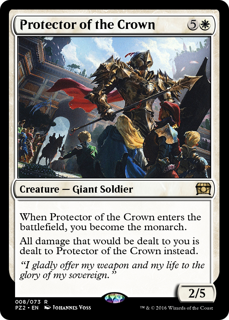Image of Protector of the Crown (PZ2-008) - Treasure Chest Foil