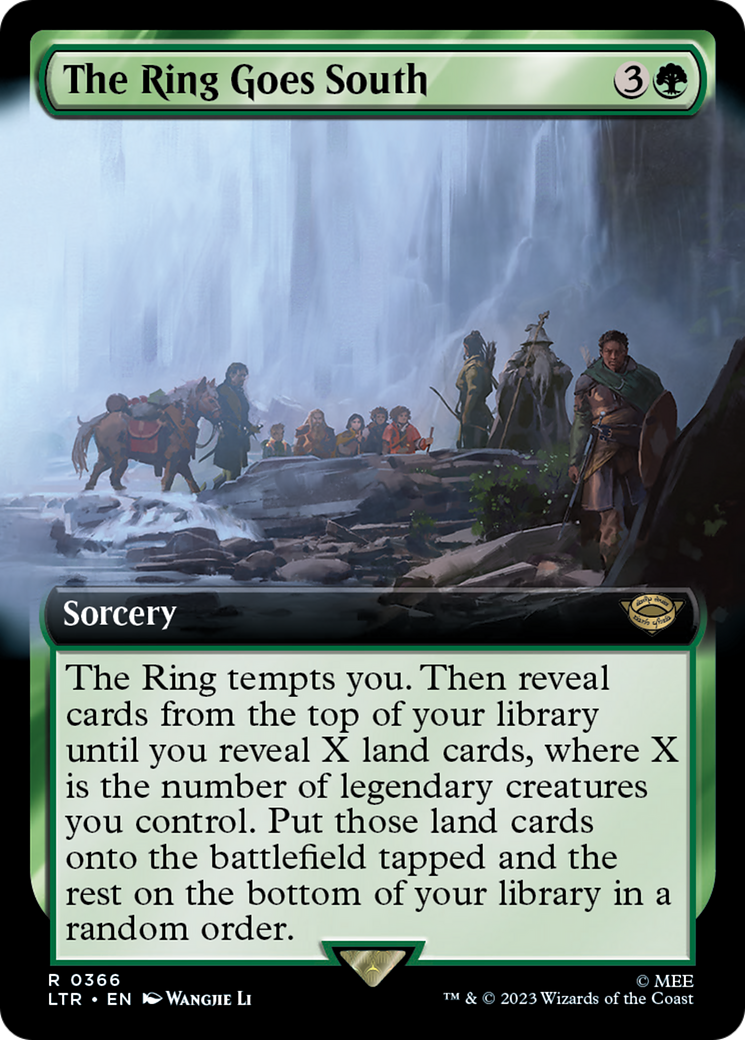 Image of The Ring Goes South (Extended Art) (LTR-366) - The Lord of the Rings: Tales of Middle-earth: (Extended Art)
