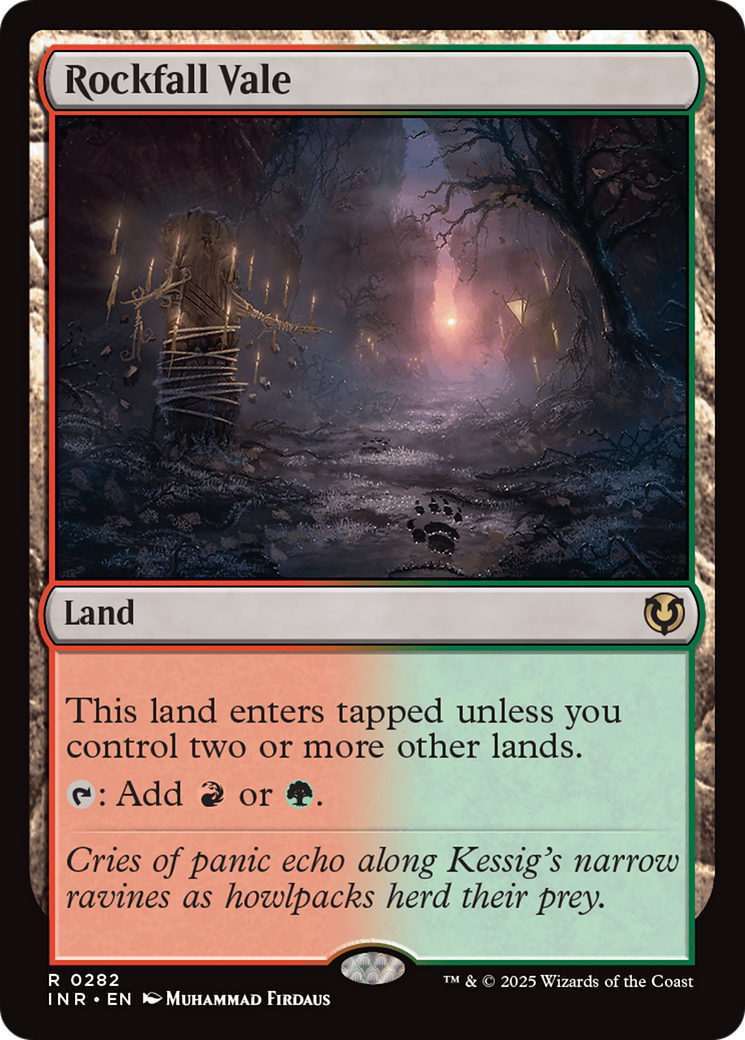 Image of Rockfall Vale (INR-282) - Innistrad Remastered Foil