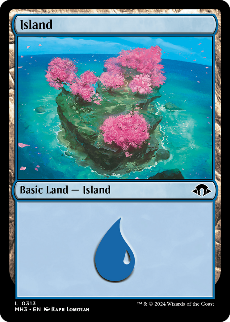 Image of Island (0313) (MH3-313) - Modern Horizons 3 Foil