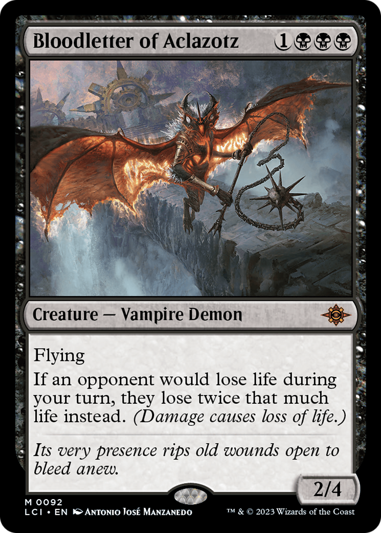 Image of Bloodletter of Aclazotz (LCI-092) - The Lost Caverns of Ixalan