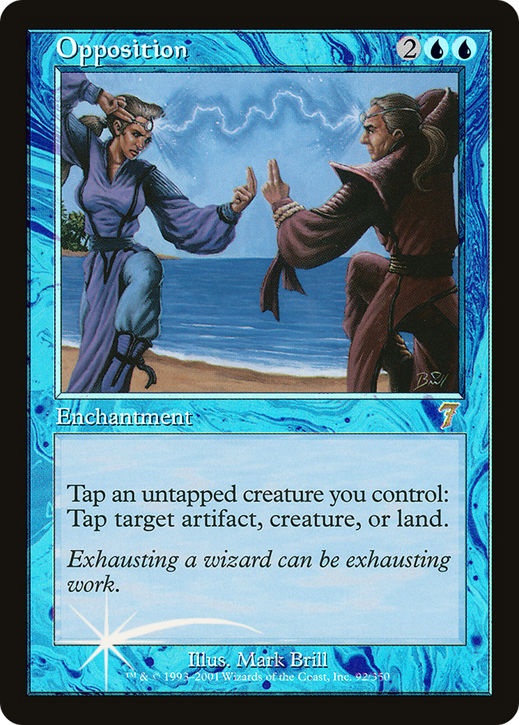 Image of Opposition (7ED-092) - 7th Edition Foil