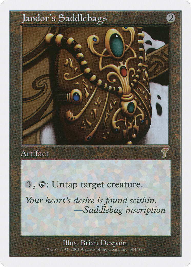 Image of Jandor's Saddlebags (7ED-304) - 7th Edition Foil
