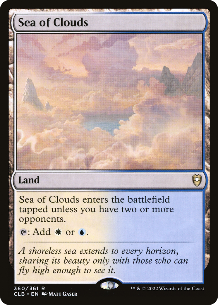 Image of Sea of Clouds (CLB-360) - Commander Legends: Battle for Baldur's Gate
