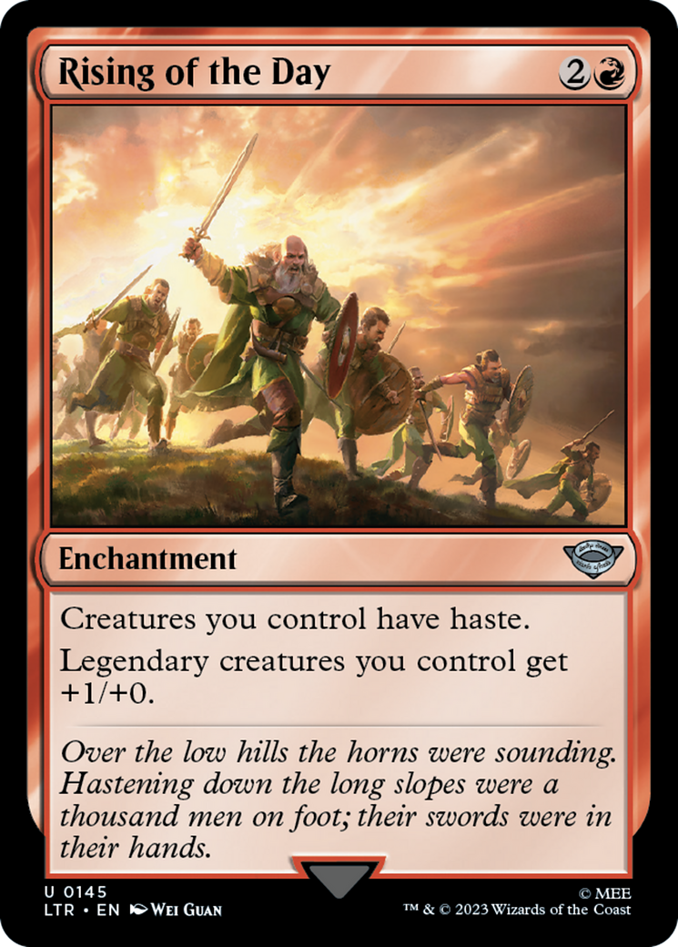 Image of Rising of the Day (LTR-145) - The Lord of the Rings: Tales of Middle-earth