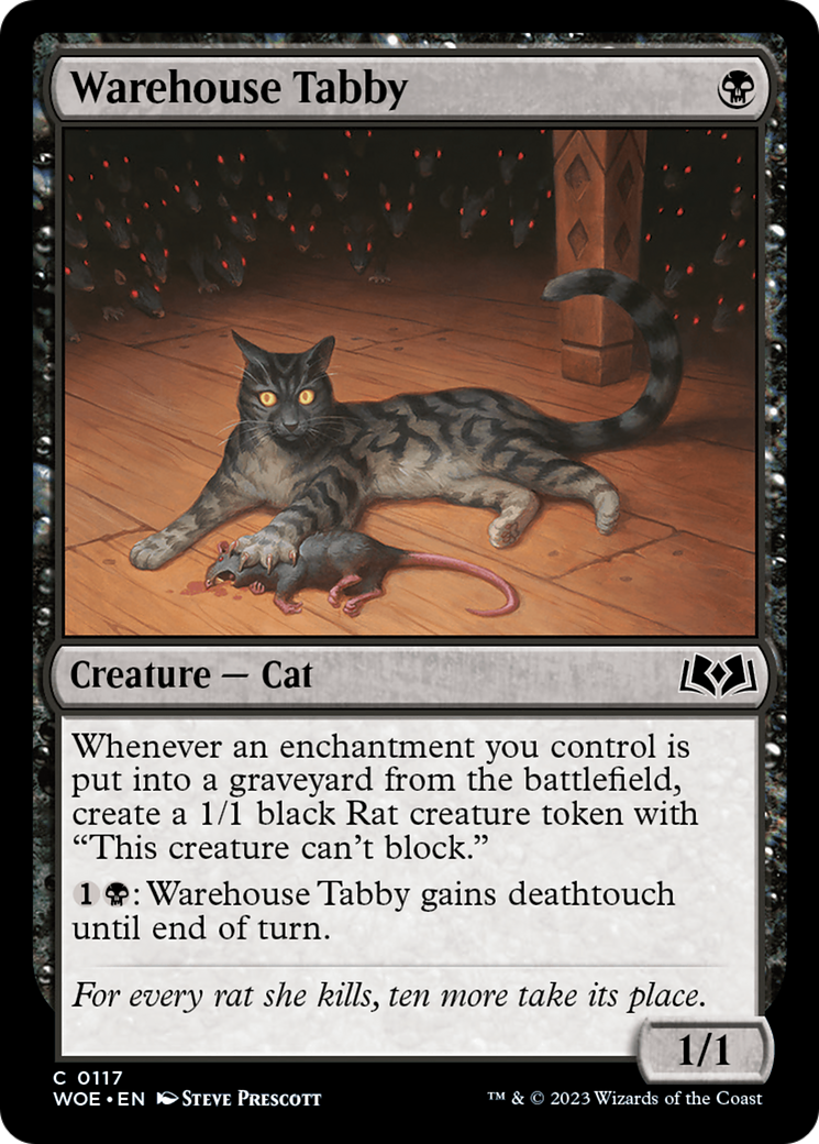 Image of Warehouse Tabby (WOE-117) - Wilds of Eldraine