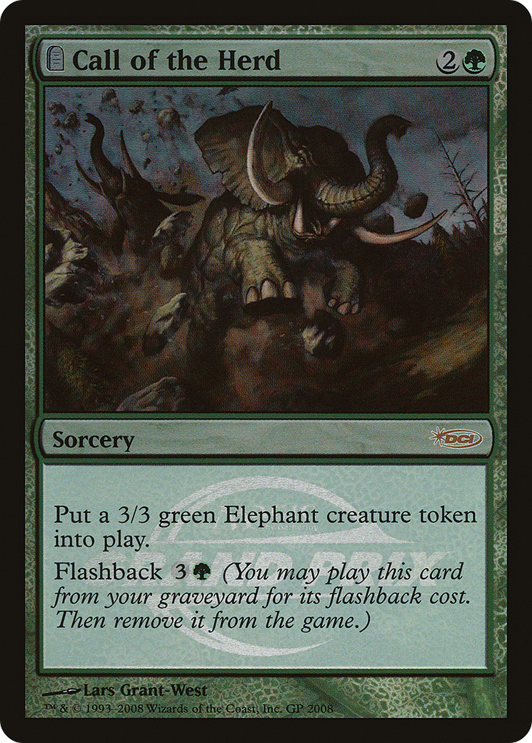 Image of Call of the Herd (GPP-) - Grand Prix Promos: (tombstone) Foil
