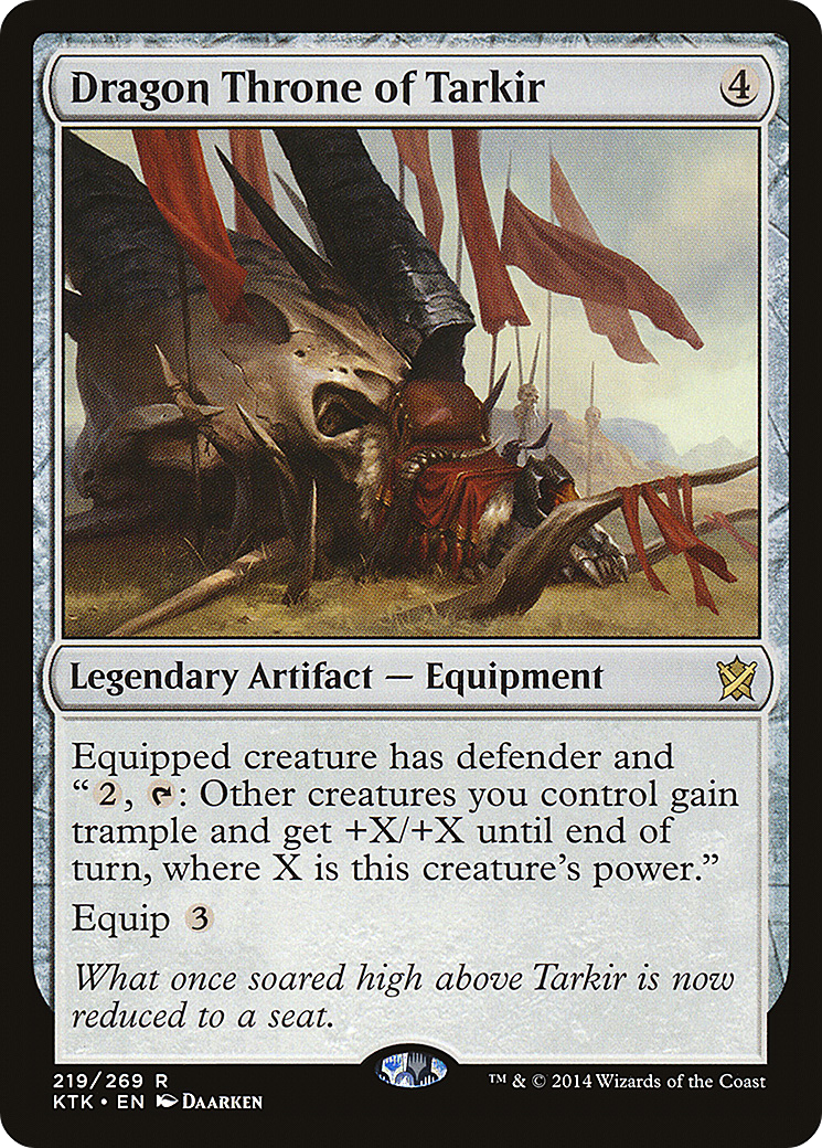 Image of Dragon Throne of Tarkir (KTK-219) - Khans of Tarkir Foil