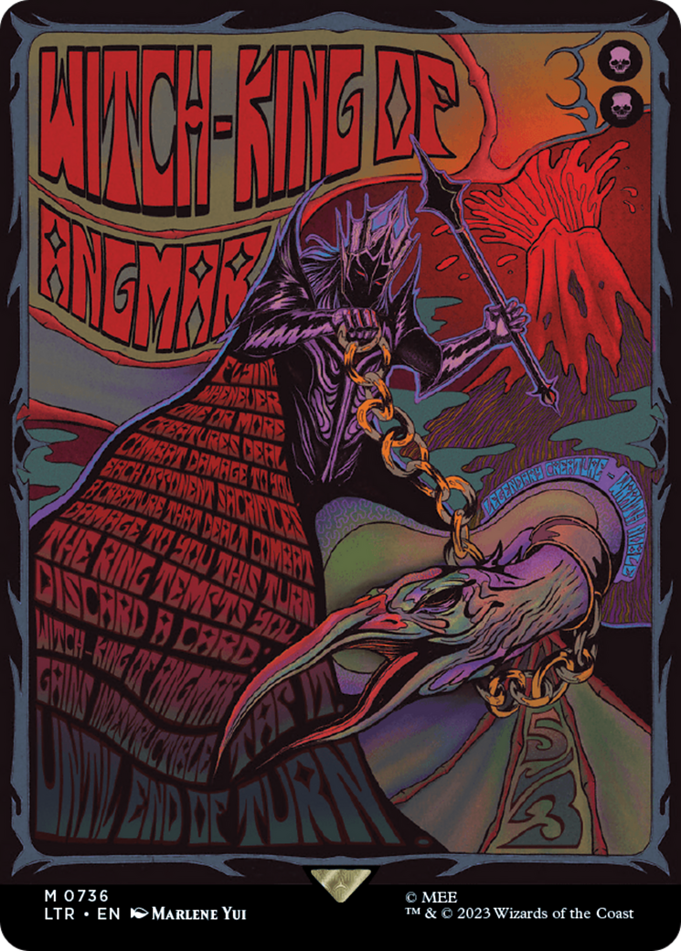 Image of Witch-king of Angmar (Borderless Poster) (LTR-736) - The Lord of the Rings: Tales of Middle-earth (Borderless) Foil