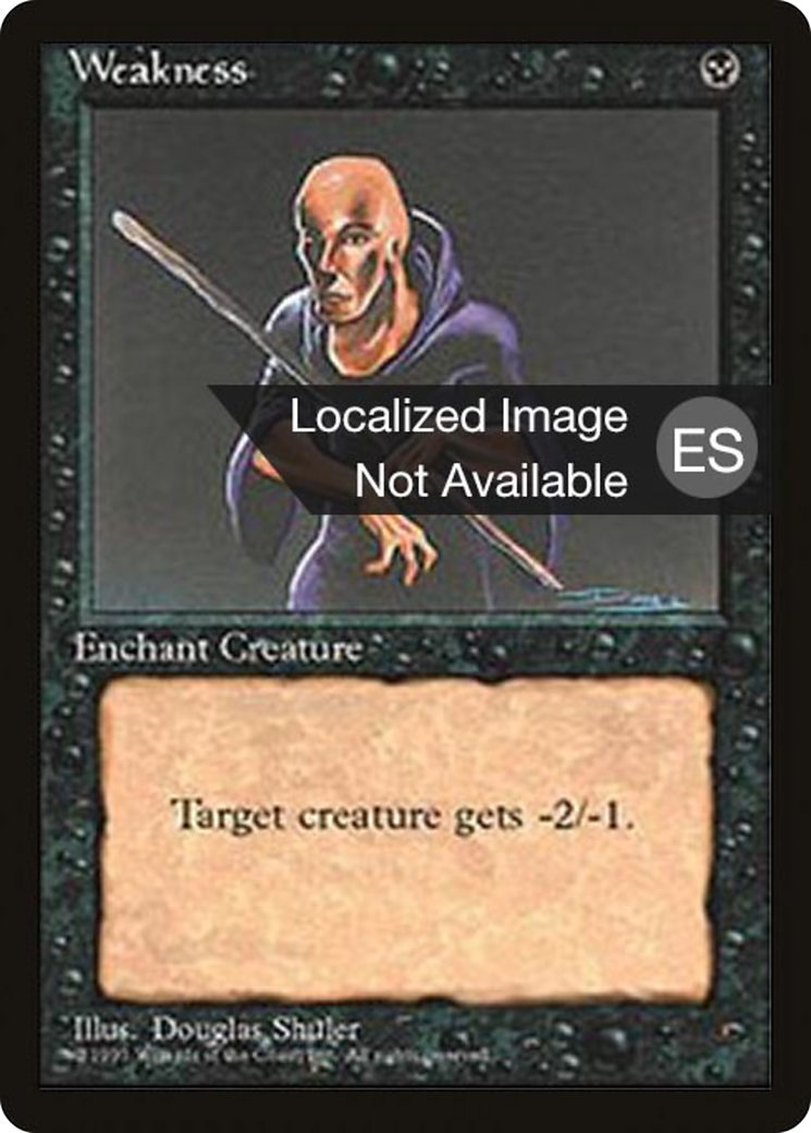 Image of Weakness (4BB-) - Fourth Edition Foreign Black Border